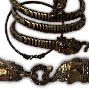 Vintage 1970s Bergere Elephant Gaspipe Belt